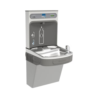 Elkay® LZS8WSVRLK EZH2O® Filtered Bottle Filling Station and Cooler, 1.1 gph Flow Rate, Push Bar/Sensor Operation, Refrigerated Chilling, Domestic