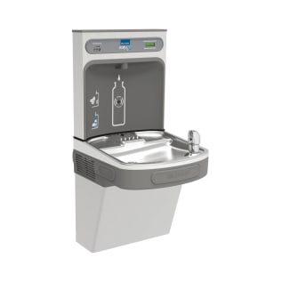 Elkay® LZS8WSVRSK Filtered Bottle Filling Station and Cooler, 1.1 gph Flow Rate, Pushbar/Sensor Operation, Refrigerated Chilling, Domestic