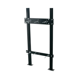 Elkay® MLP100 Single In Wall Carrier, For Use With EZ, LZ, EMABF, LMABF, VRC, LVRC Models Water Cooler, Steel, Black, Domestic