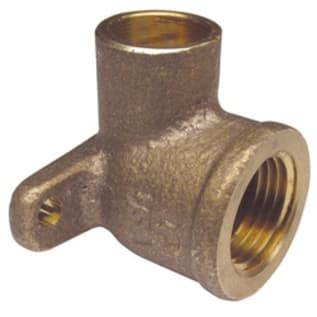 EPC 10035440 4707-3-5 Solder 90 deg Drop-Ear Elbow, 1/2 in Nominal, Solder x FNPT End Style, Leaded Brass, Domestic