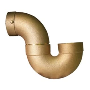 EPC 10049752 5550 DWV P-Trap, 1-1/2 in, Solder, Brass, Domestic