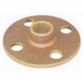 EPC 10056626 4741 Solder Companion Flange, 1-1/2 in, Brass, 125 lb, Domestic