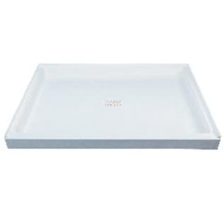 ELM® 4260M Shower Floor, DuraBase®, White, 60 in L x 42 in W, Domestic