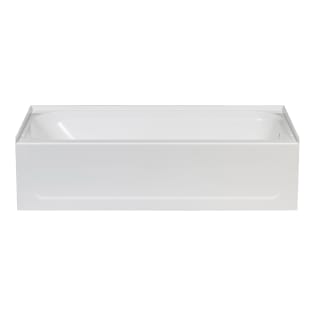 ELM® ┬áT6030R Premier Bathtub, Topaz™, Soaking, 60 in L x 30 in W, Right Drain, White, Domestic
