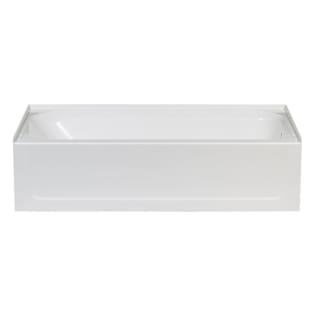 ELM® T6032R T6032 Topaz Bathtub, Soaking, 60 in L x 32 in W, Right Drain, White, Domestic