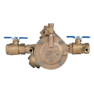 Febco® 825EBV LF825Y Y-Pattern Reduced Pressure Zone Assembly, 1 in Nominal, NPT End Style, Quarter-Turn Ball Valve, Bronze Body, Import