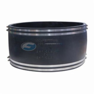 Fernco® 1001-2424 Flexible Pipe Coupling, 24 in Nominal, Clay x Clay End Style, PVC, Domestic