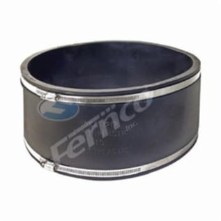 Fernco® 1056-1212 Flexible Pipe Coupling, 12 in Nominal, Plastic End Style, PVC, Domestic