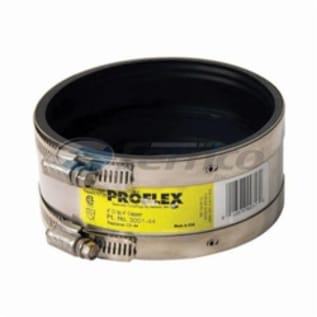 Fernco® PROFLEX® 3001-44 Shielded Pipe Coupling, 4 in Nominal, Cast Iron x C End Style, Domestic