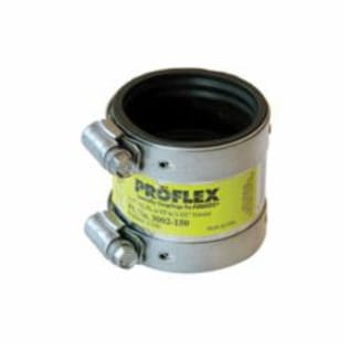 Fernco® PROFLEX® 3002-150 Specialty Coupling, 1-1/2 in Nominal, Cast Iron/Plastic x Tube End Style