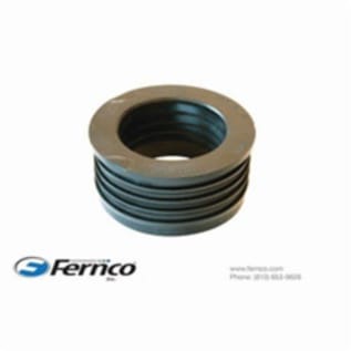 Fernco® 44U-305 Pipe Donut, 4 x 3 in, Cast Iron x Plastic, SCH 40/STD, PVC