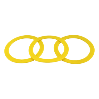 Fluidmaster® PROS3KP15 PRO Series Replacement Flush Valve Seals, For Use With Kohler AquaPiston, American Standard Champion 3, Silicone, Yellow