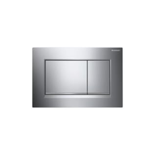Geberit 115.883.KH.1 Sigma30 Actuator Plate, For Use With Sigma Series Dual Flush 2 x 6 and 2 x 4 in In-Wall Toilet System, Plastic, Polished Chrome, Import