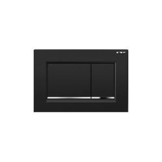 Geberit 115.883.KM.1 Sigma30 Actuator Plate, For Use With Sigma Series Dual Flush 2 x 6 and 2 x 4 in In-Wall Toilet System, Plastic, Black, Import