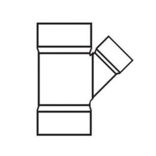 GPK Products 307-0108 Wye, Fitting/Connector: Reducing Wye, 10 x 10 x 8 in Nominal, Hub End Style, SCH 40/STD, PVC