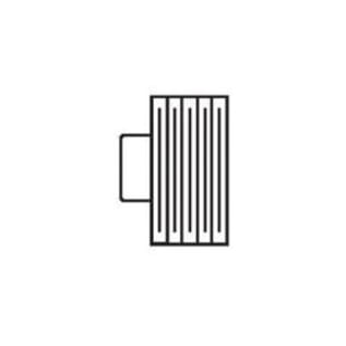 8" PVC DWV MIPT CLEAN OUT PLUG RAISED 328-0008