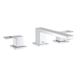 GROHE 117982 Eurocube® Roman Tub Faucet, StarLight® Polished Chrome, 2 Handles, Function: Traditional, Import