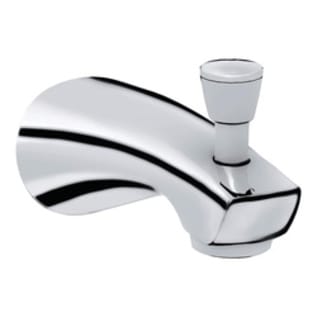 GROHE 13190000 Arden Bath Spout With Diverter, 6-1/8 in L, 3/4 in FNPT Connection, Brass, Polished Chrome, Import