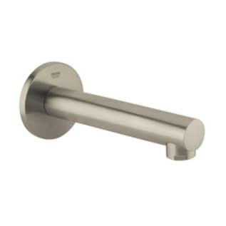 GROHE 13274EN1 Concetto Tub Spout, 6-11/16 in L, 1/2 in FNPT Connection, Brass, Brushed Nickel, Import