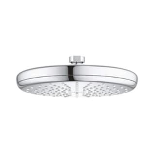 GROHE 26409000 Shower Head, New Tempesta 210, 1.75 gpm Flow Rate, 1 Sprays, 8-1/4 in Dia Head, Import