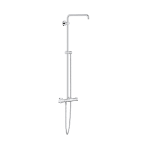 GROHE 26419000 Shower System, Euphoria System, 1.8 gpm, StarLight® Polished Chrome, Import
