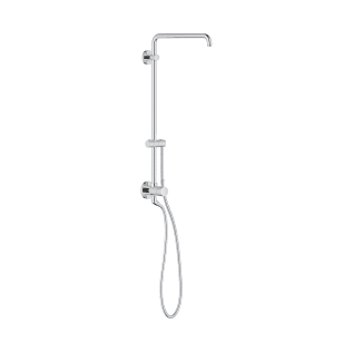 GROHE 26485000 Shower System, Retro-fit, 1.8 gpm, StarLight® Polished Chrome, Import