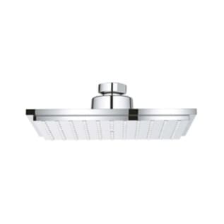 GROHE 27705000 Shower Head, Euphoria Cube 150, 2.5 gpm Flow Rate, 1 Sprays, Import