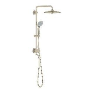 GROHE 27867EN1 Tempesta Multi Function Shower System, 2.5 gpm Flow Rate, 1/2 in NPT Inlet, 59 in L Hose, Import