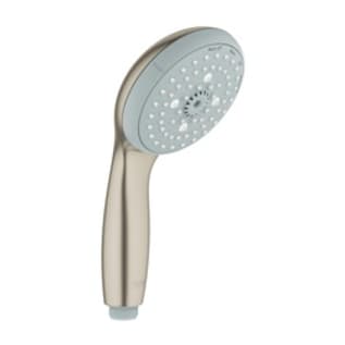 GROHE 28421EN1 New Tempesta® 100 Hand Shower, 2.5 gpm Flow Rate, 4 Sprays, 3-15/16 in Dia Head, 1/2 in Connection, Import