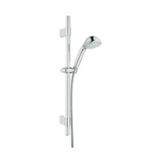 GROHE 28917000 Shower Set, Relexa 100 Five, 2.5 gpm, 69 in L Hose, G-1/2 Connection, Polished Chrome, Import