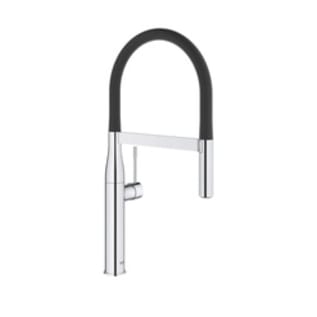 GROHE 30295000 Semi-Pro Essence™ New Kitchen Faucet With Integrated Temperature Limiter, 1.75 gpm Flow Rate, Swivel Spout, StarLight® Polished Chrome, 1 Handles, Import