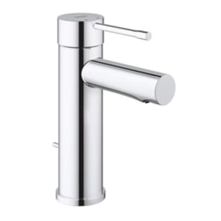 GROHE 3221600A Essence™ New S-Size Bathroom Faucet, 1.2 gpm Flow Rate, 2-1/2 in H Spout, 1 Handle, Pop-Up Drain, 1 Faucet Hole, StarLight® Polished Chrome, Function: Traditional