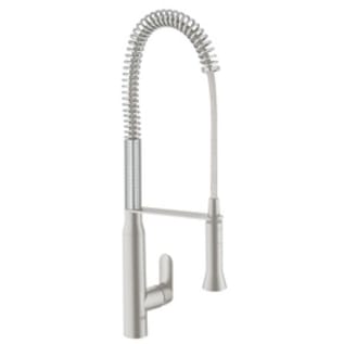 GROHE 32951DC0 Sink Mixer, K7, 1.75 gpm Flow Rate, 140 deg Swivel Spout, SuperSteel, 1 Handles, Import