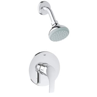 GROHE 35014002 Bathtub/Shower Combination, 1.75 gpm Shower, StarLight® Polished Chrome
