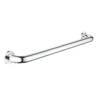 GROHE 40794001 Grip Bar, Essentials, 24 in L, StarLight® Polished Chrome, Metal, Import