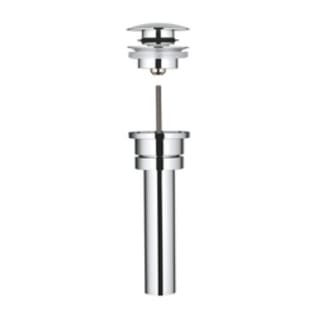 GROHE 65818000 Vessel Sink Pop-Up Drain, StarLight® Polished Chrome