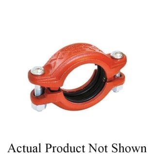 Gruvlok® SlideLOK® 0390113108 FIG 74 Coupling, 6 in Nominal, Grooved End Style, Ductile Iron, Hot Dipped Zinc Galvanized