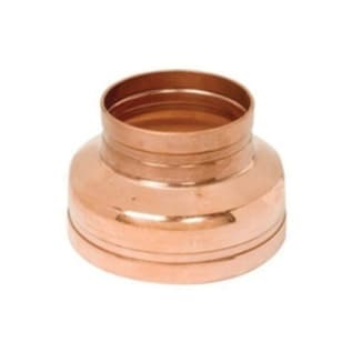Gruvlok® 0880001144 FIG 6072 Concentric Reducer, 5 x 4 in Nominal, Grooved End Style, Copper, Import