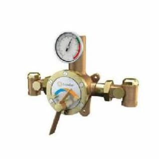 Guardian G3800LF Bi-Metal Tempering Valve, Activates at Temperature 85 deg F, 1 in Inlet
