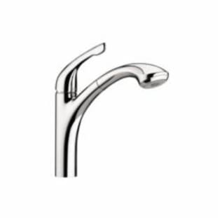 Hansgrohe 04076000 Allegro E Pull-Out Kitchen Faucet, Residential, 1.75 gpm Flow Rate, 150 deg Swivel Spout, Polished Chrome, 1 Handles