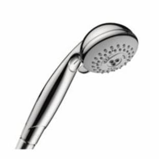 Hansgrohe 04336000 Croma E 75 3-Jet Hand Shower, 2 gpm Flow Rate, 3 Sprays, 3 in Dia Head, 1/2 in Connection