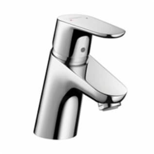 Hansgrohe 04370000 Focus 70 Bathroom Faucet, Commercial, 1.2 gpm Flow Rate, 2-1/8 in H Spout, 1 Handles, Pop-Up Drain, 1 Faucet Holes, Polished Chrome, Function: Traditional