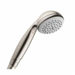 Hansgrohe 06497820 1-Jet Hand Shower, Croma E 75, 1.5 gpm, 1 Sprays, 2-7/8 in Dia Head, 1/2 in