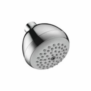 Hansgrohe 06498000 Croma E 75 1-Jet Shower Head, (1) Full Spray, 1.5 gpm Maximum, Round Head, Wall Mount