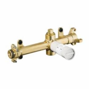 AXOR 10941181 Starck Rough-In Valve, 5-3/8 in L x 10-3/4 in H, For Use With Tub Spout, 3/4 in NPT Inlet Connection, Brass/Plastic, Import