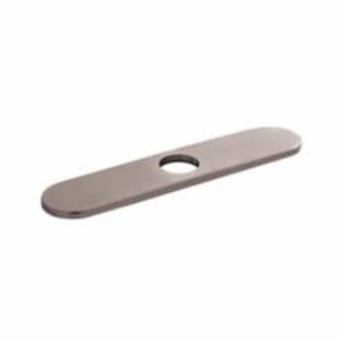 Hansgrohe 14019861 Universal Base Plate, For Use With 1-Hole Kitchen Faucet, 10 in L x 1/4 in H x 2-1/2 in W, Polycarbonate, Steel Optik