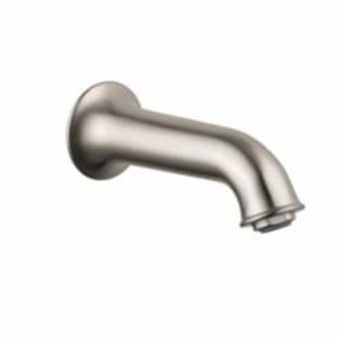 Hansgrohe 14148821 Talis C Tub Spout, 5-5/8 in L x 1-3/8 in H, Solid Brass, Brushed Nickel, Import