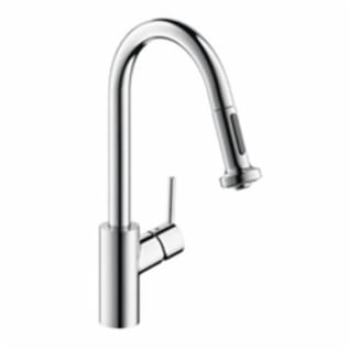 Hansgrohe 14877001 Talis S Pull-Down Kitchen Faucet, 1.75 gpm Flow Rate, Polished Chrome, 1 Handles, 1 Faucet Holes, Function: Traditional, Import, Commercial