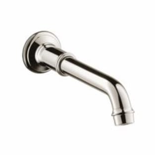 AXOR 16541831 Montreux Tub Spout, 6-3/4 in L x 1-1/2 in H, 1/2 in FNPT Inlet Connection, Solid Brass, Polished Nickel