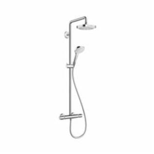 Hansgrohe 27257821 Croma Select E 180 Shower Pipe, 1/2 in, NPT, 44-7/8 in L